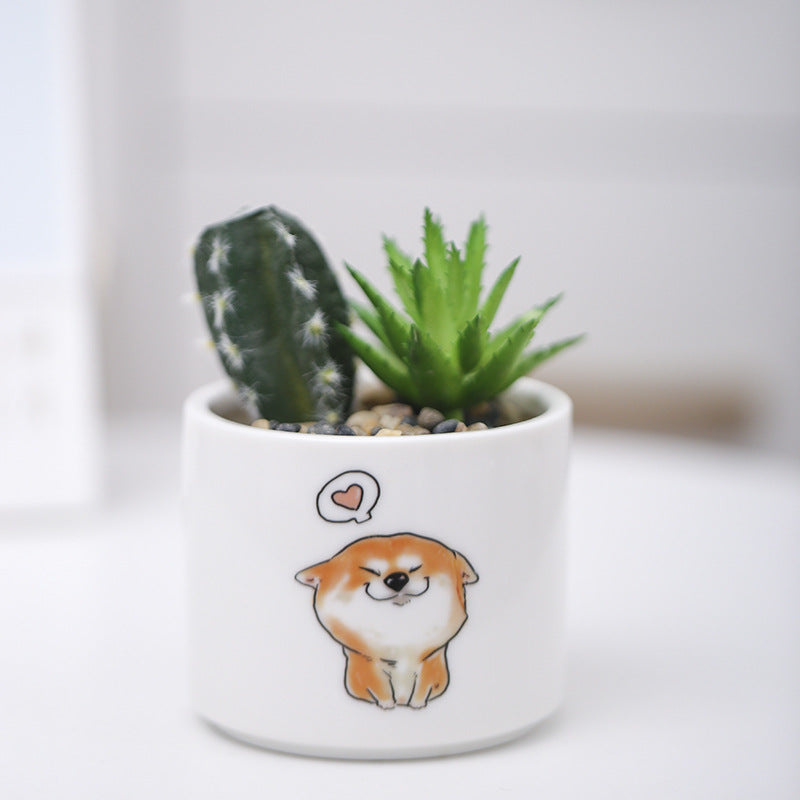Niedlicher Tier-Themen-Sukkulenten-Planter Brehn