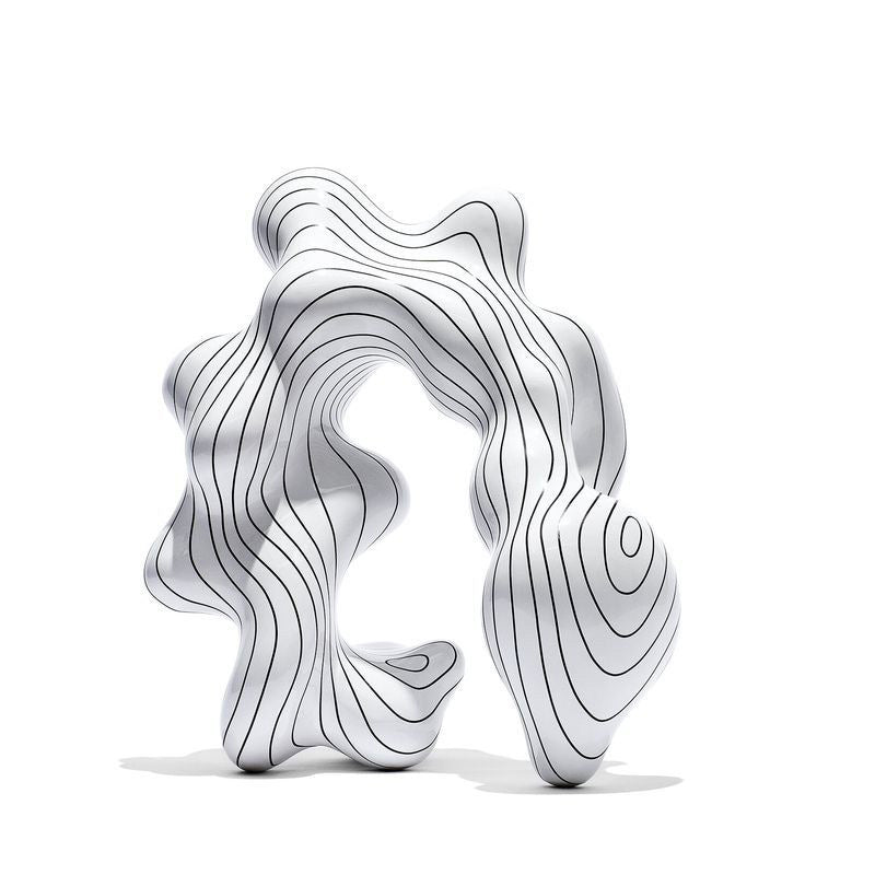 Dekorative Moderne Blattskulptur