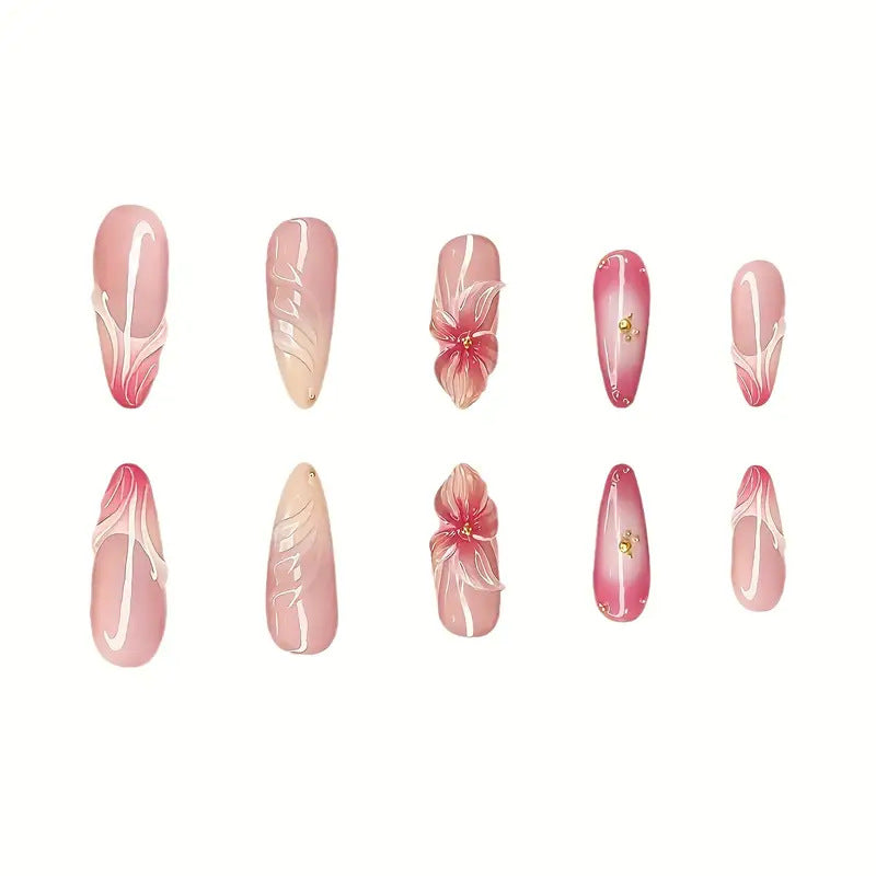 Florale Nail Art Verbesserungen Brehn