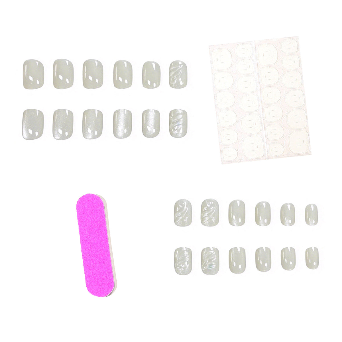 Elegantes strukturiertes Nagelkunstset Brehn