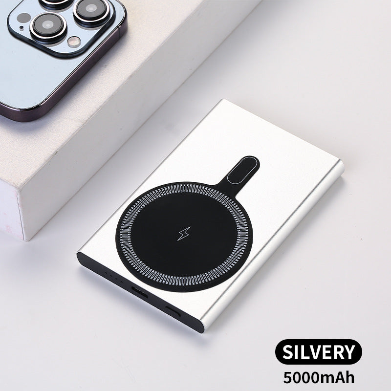 Tragbare Magnetische Powerbank mit Schnellem Induktiven Ladegerät Brehn