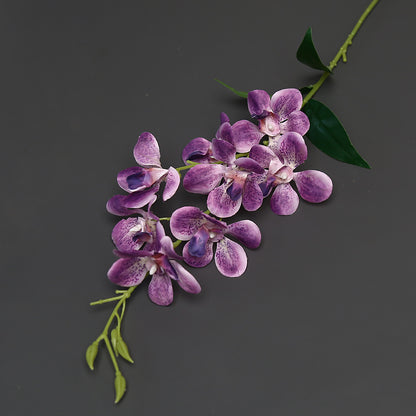Elegante Faux-Orchideenstängel für die Heimdekoration