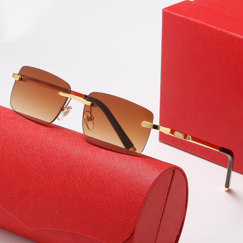 Damen schicke Sonnenbrille mit elegantem Metallrahmen und polarisierenden Gläsern Brehn