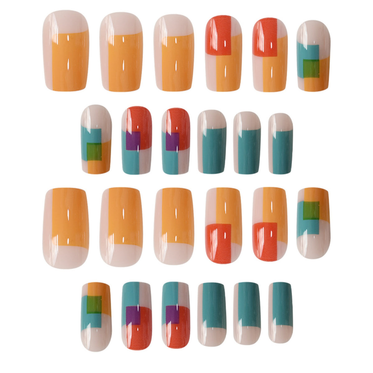 Geometrisches Nagelkunst Design Kit Brehn