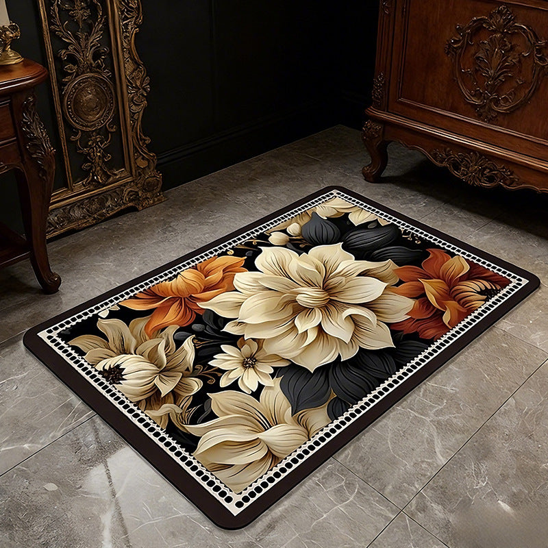 Blumenmuster Badematte Brehn