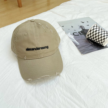 Unisex Vorgealterte Baumwoll-Baseballmütze Brehn