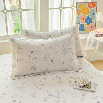 Blumenmuster Kissenbezug Set