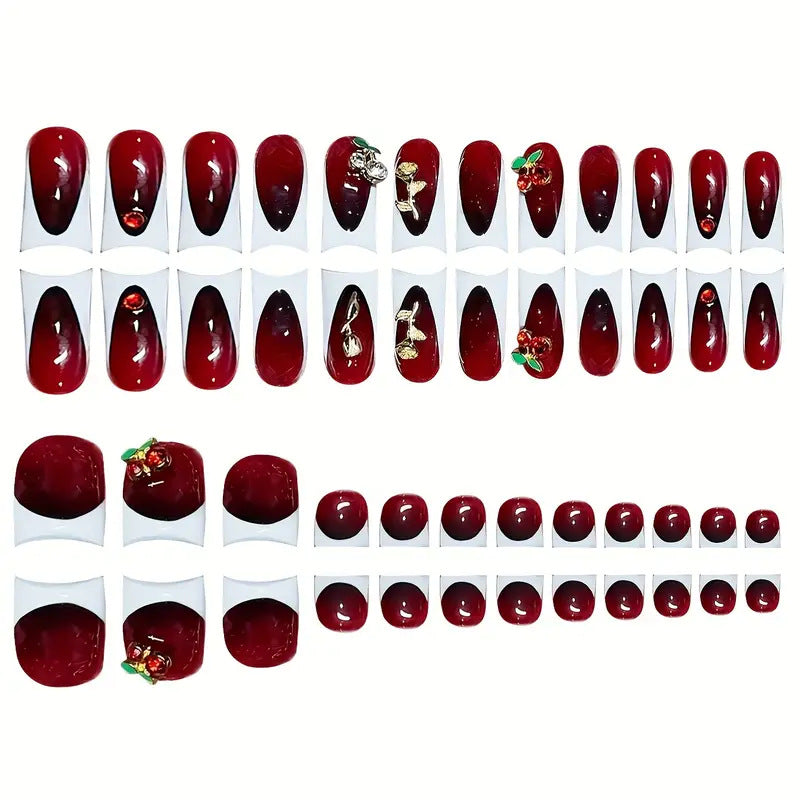 Florale Kunst Nagelset Brehn