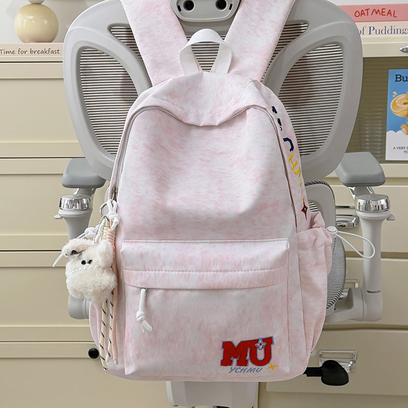 Lässiger bestickter Schulrucksack