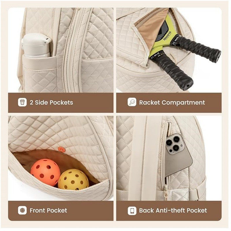 Gep quilteter Tennisracket-Rucksack Brehn 1789074113