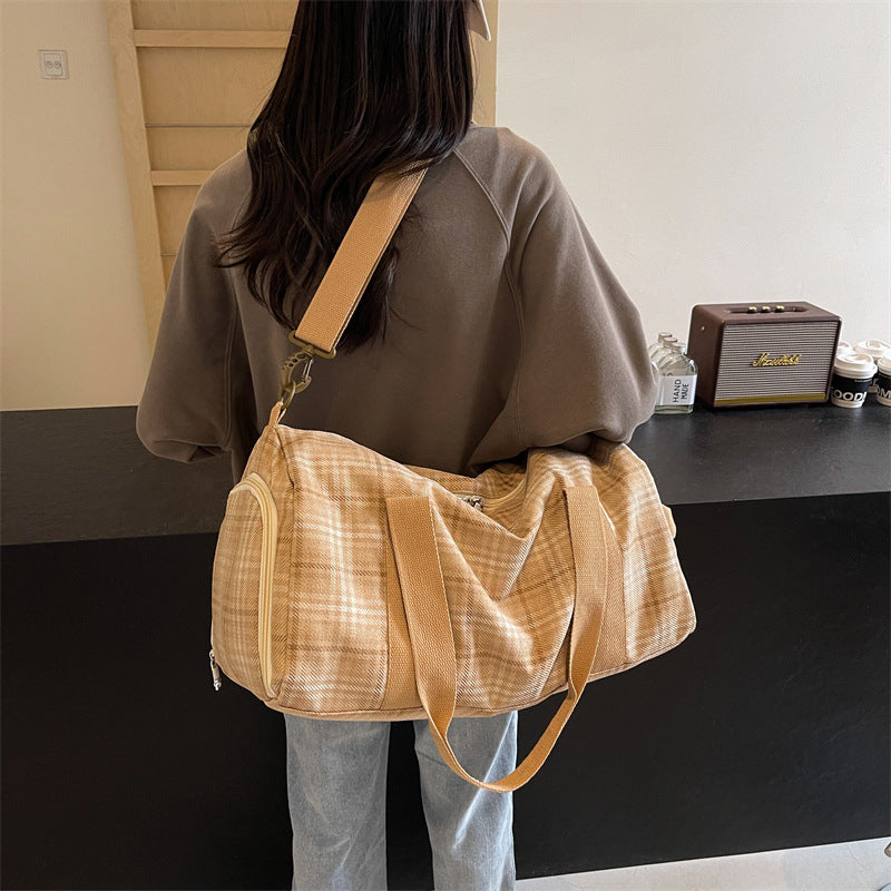 Vielseitige Karierte Reise-Duffle-Tasche Brehn