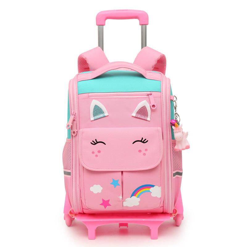 Rollbarer Schulrucksack mit Niedlichem Tierdesign Brehn