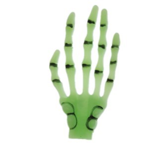 Dekorative Skelett-Hand Brehn