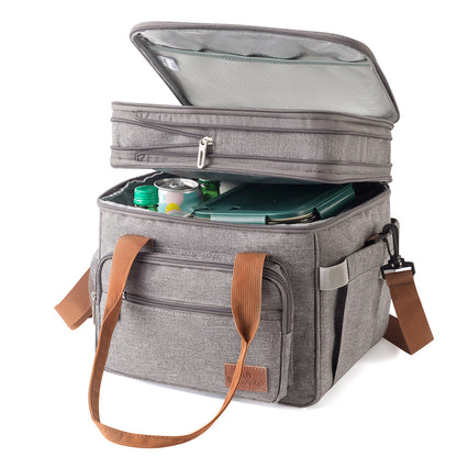 Damen Isolierte Kühltasche mit mehrfachen Fächern Brehn