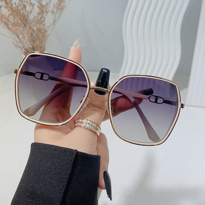 Damen luxuriöse quadratische Sonnenbrille Brehn