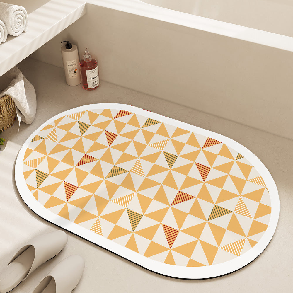 Geometrisch gemusterter Teppich Brehn