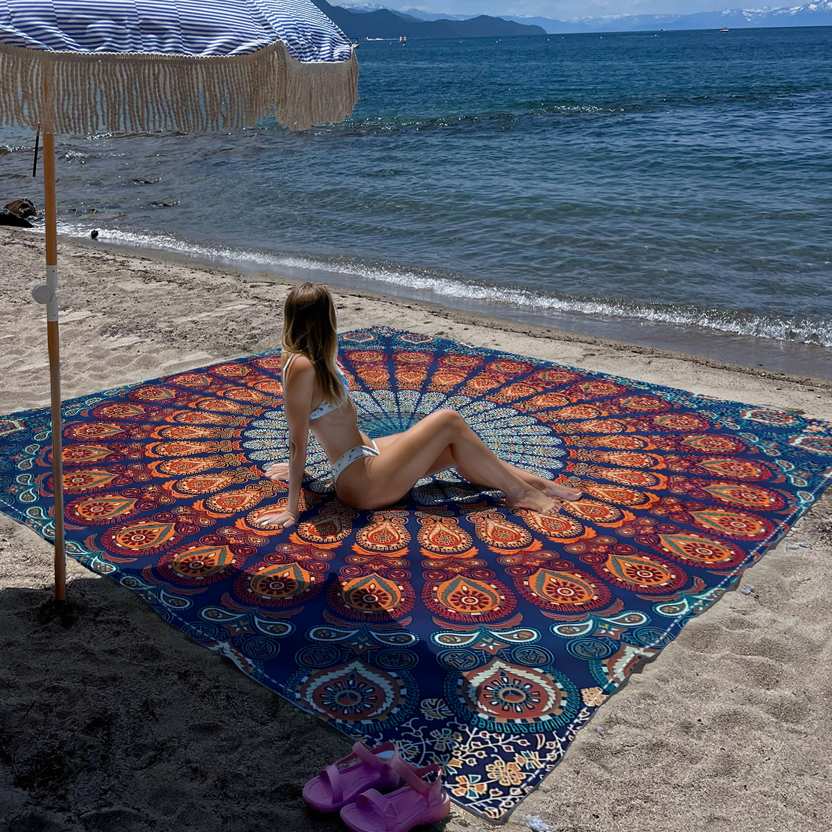 Mandala Design Strandmatte Brehn
