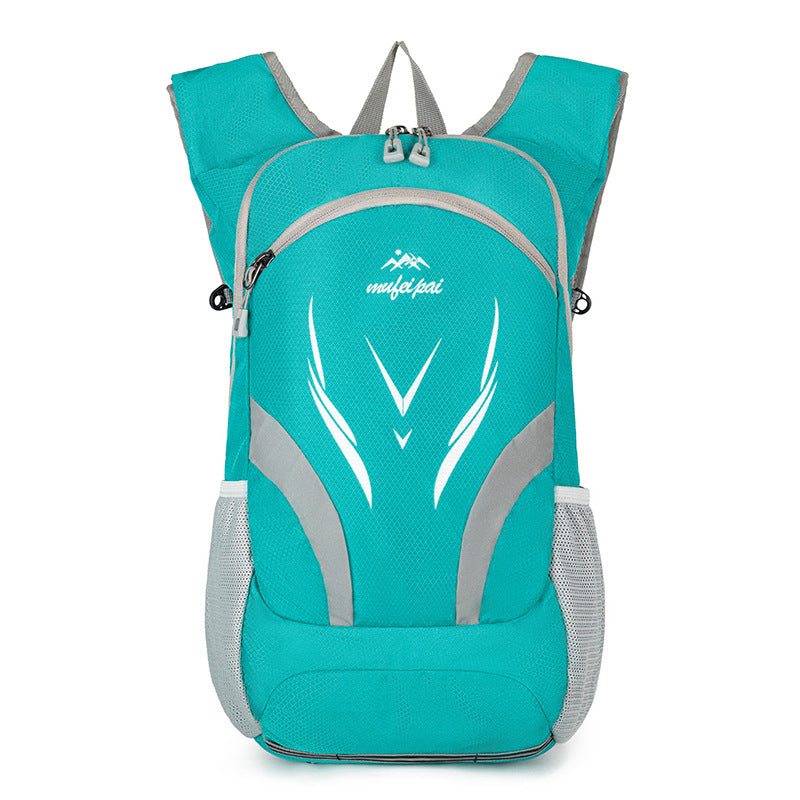 Unisex nan leichter Trinkrucksack mit integriertem Trinksystem atmungsaktivem Netzrücken und seitlichen Netz-Außentaschen Brehn