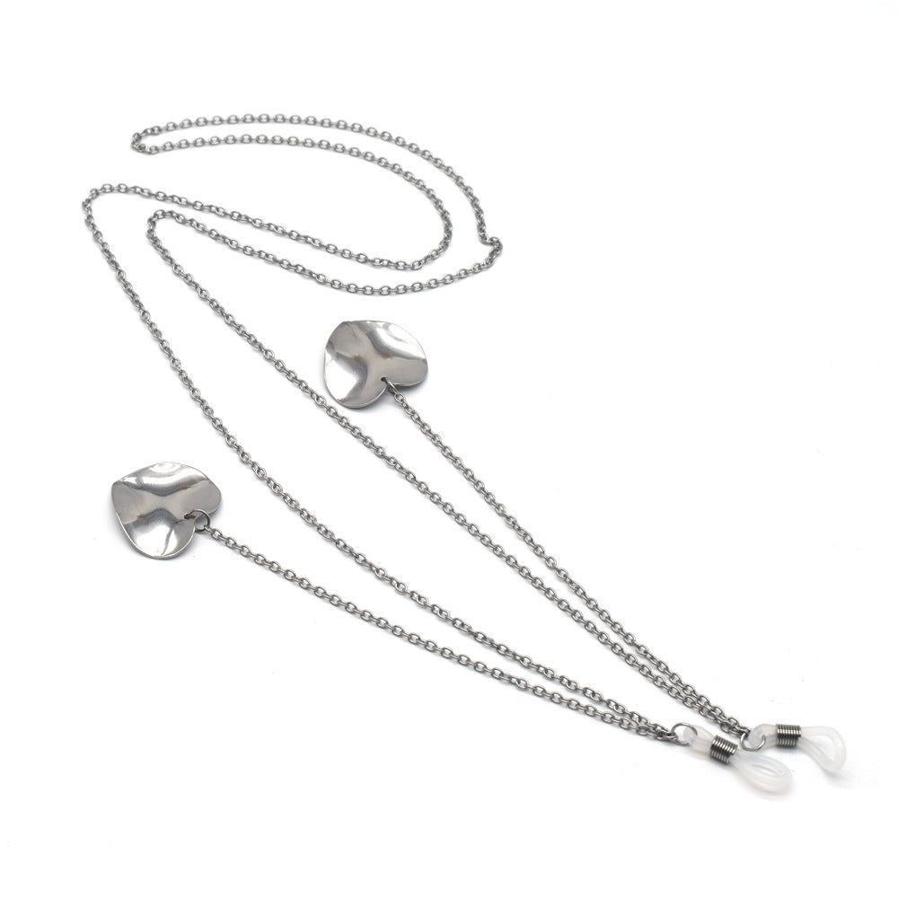 Zeitgenössische Metallic-Brille Kette Brehn