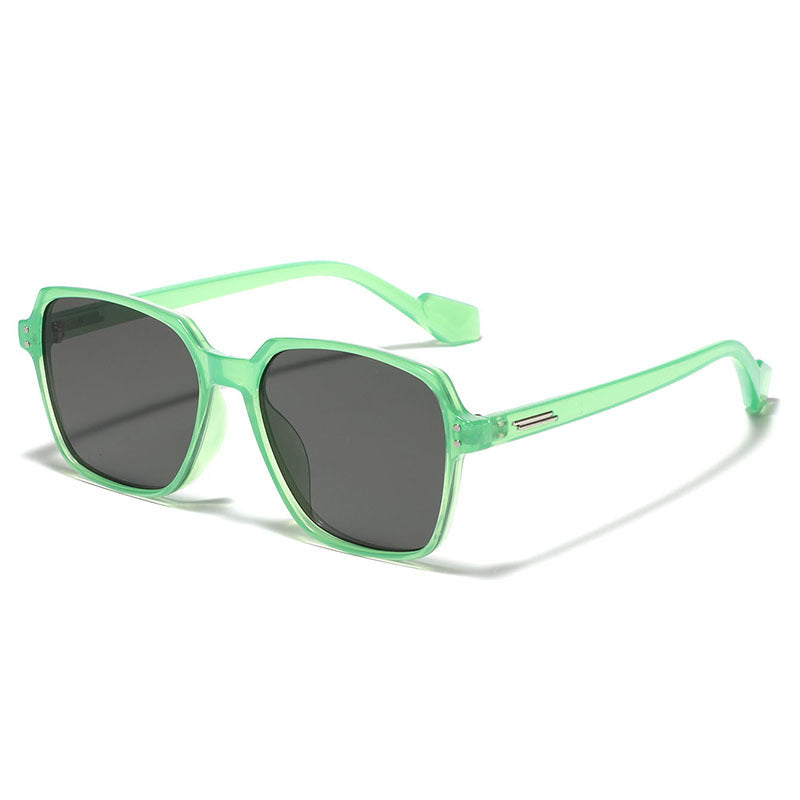 Damen quadratische Sonnenbrille mit modischem Kunststoffrahmen und polarisierten Gläsern Brehn