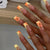 Kreative Blumen Press-On Nagelkunst Brehn