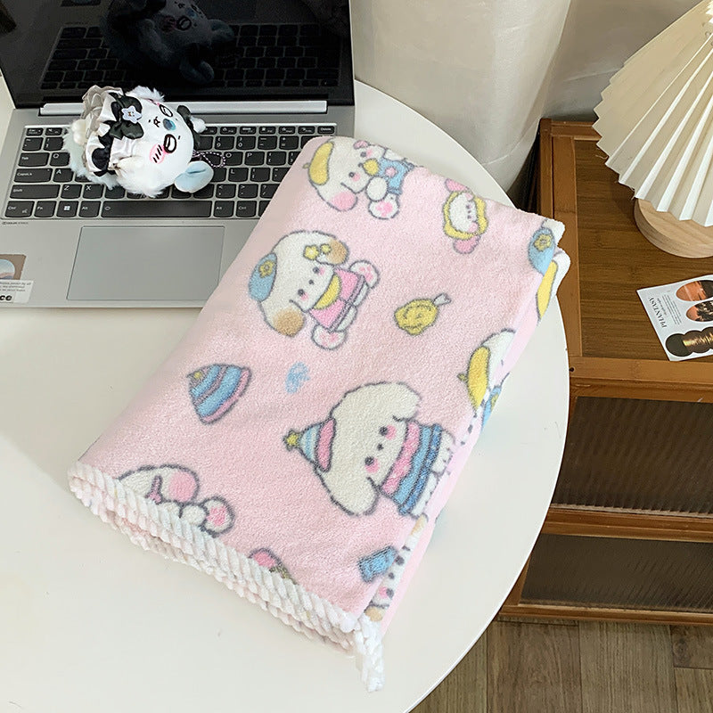 Kuscheldecke mit Verspieltem Tiermotiv Brehn