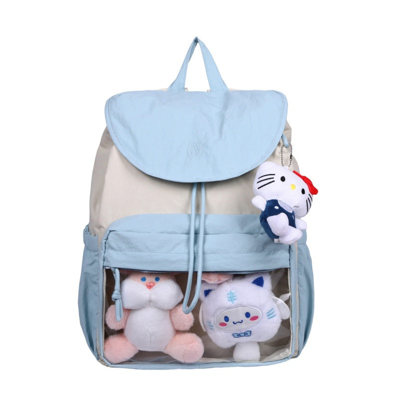 Niedlicher gepunkteter Charakter-Rucksack
