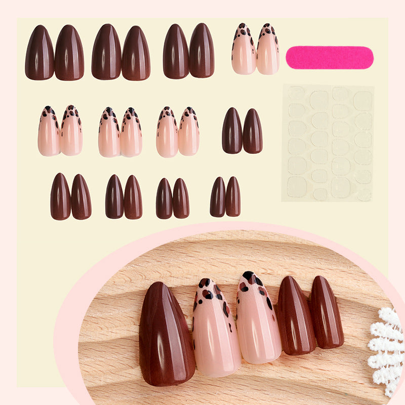 Premium Glänzende Press-On Nagelspitzen Set Brehn