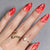 Glänzendes Stiletto-form Press-On Nagelset Brehn
