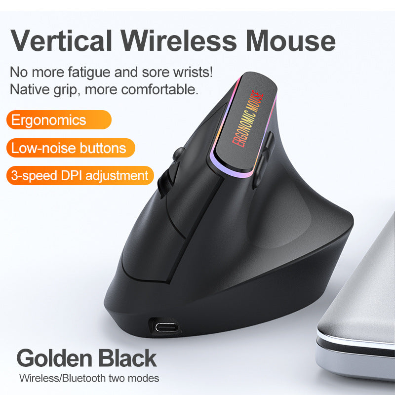 Ergonomische wiederaufladbare drahtlose Maus Brehn