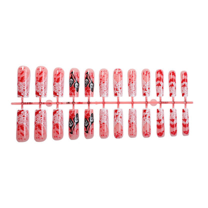 Halloween-inspiriertes Horror-Nagelkunst-Set