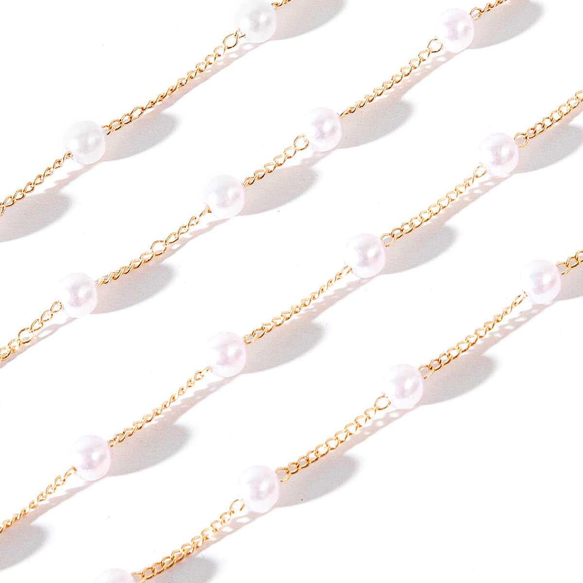 Elegante Perlenketten Brille Brehn
