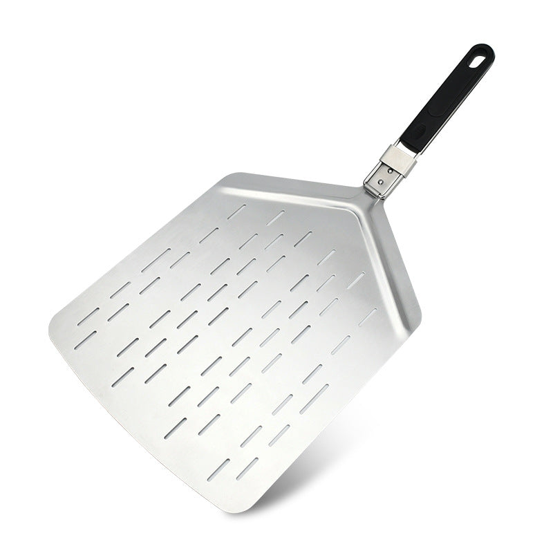 perforierte Edelstahl klappbare Pizzaschaufel mit ergonomischem rutschfestem Griff Brehn