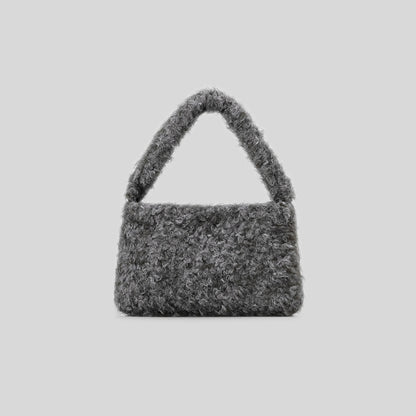 Plüsch-texturierte Handtasche
