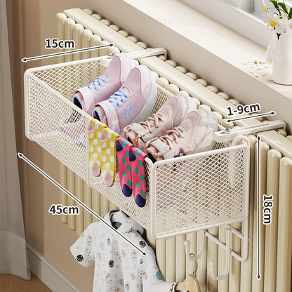 Radiator-Montierter Netz-Trocknungskorb für Schuhe und Socken
