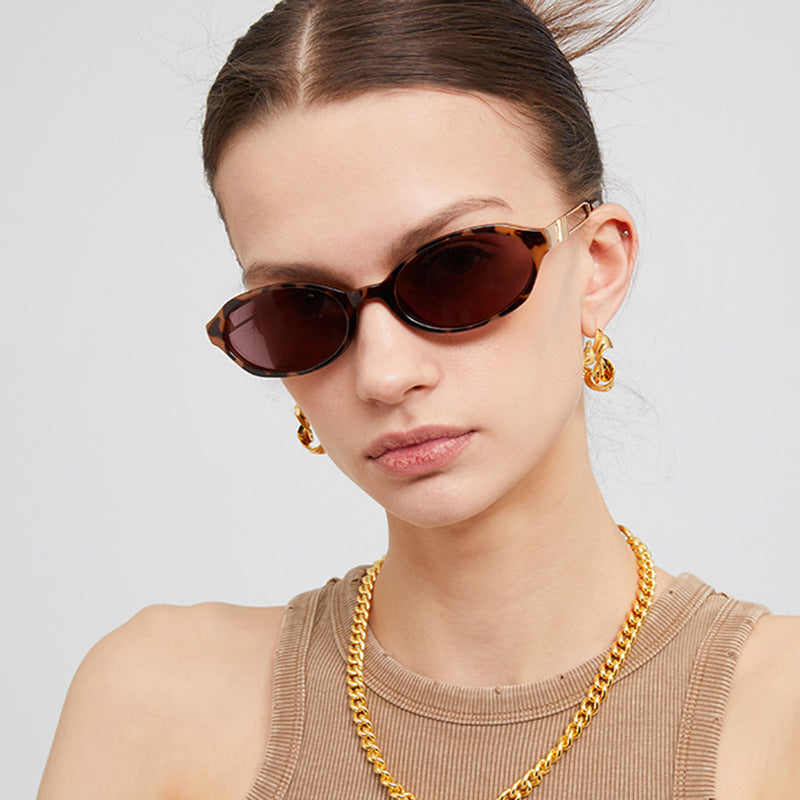 Damen modische Sonnenbrille im eleganten Schildkrötenmuster Brehn