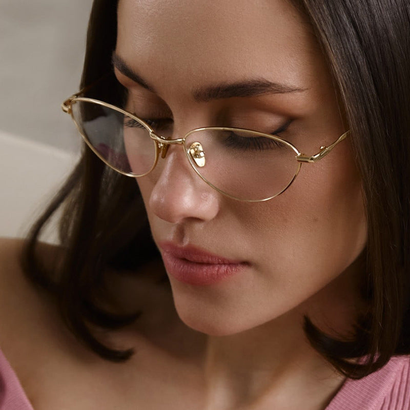 Damen modische Sonnenbrille im eleganten Ovaldesign Brehn
