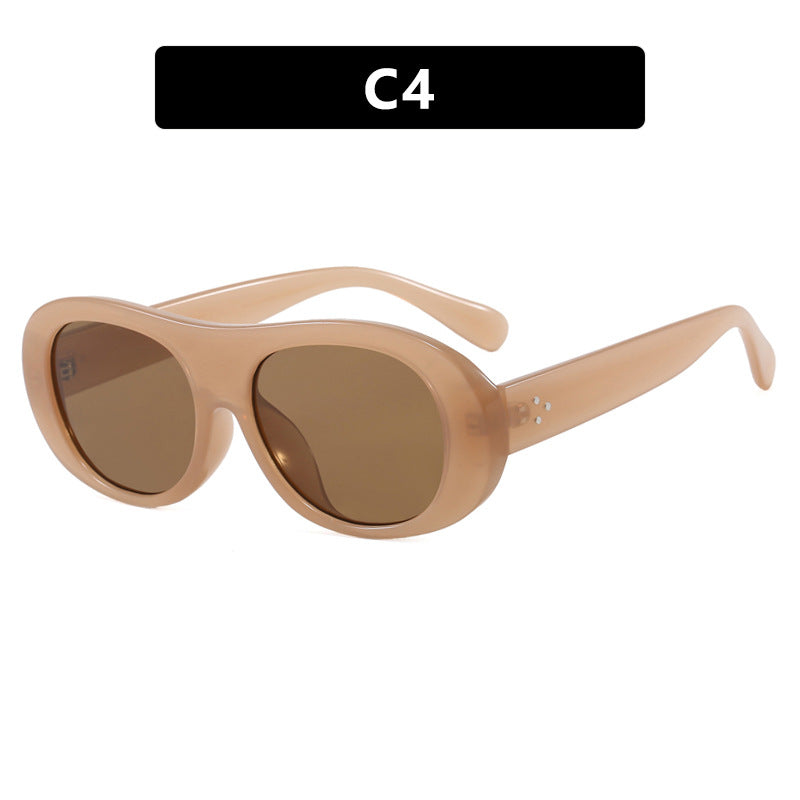 Damen modische Oversized-Sonnenbrille mit elegantem Schildkrötenmuster Brehn