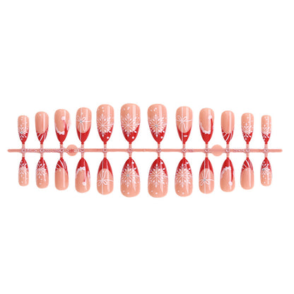 Winter-Themen Press-On Nagelkunst Set Brehn