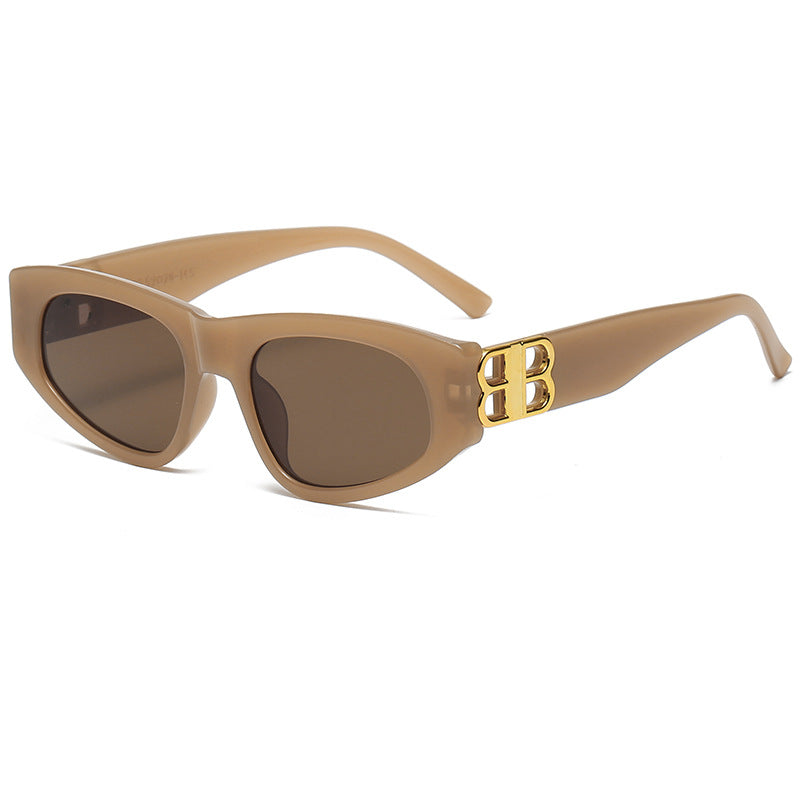 Damen Designer-Sonnenbrille mit luxuriösen Rahmenakzenten Brehn