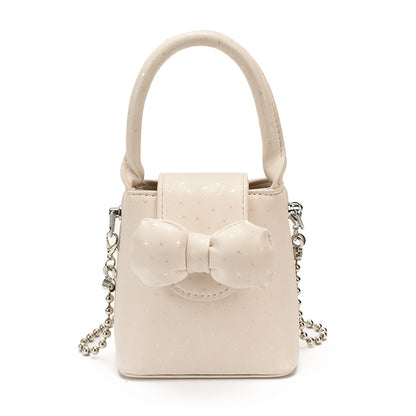 Bogen-verziertes Mini-Handtasche