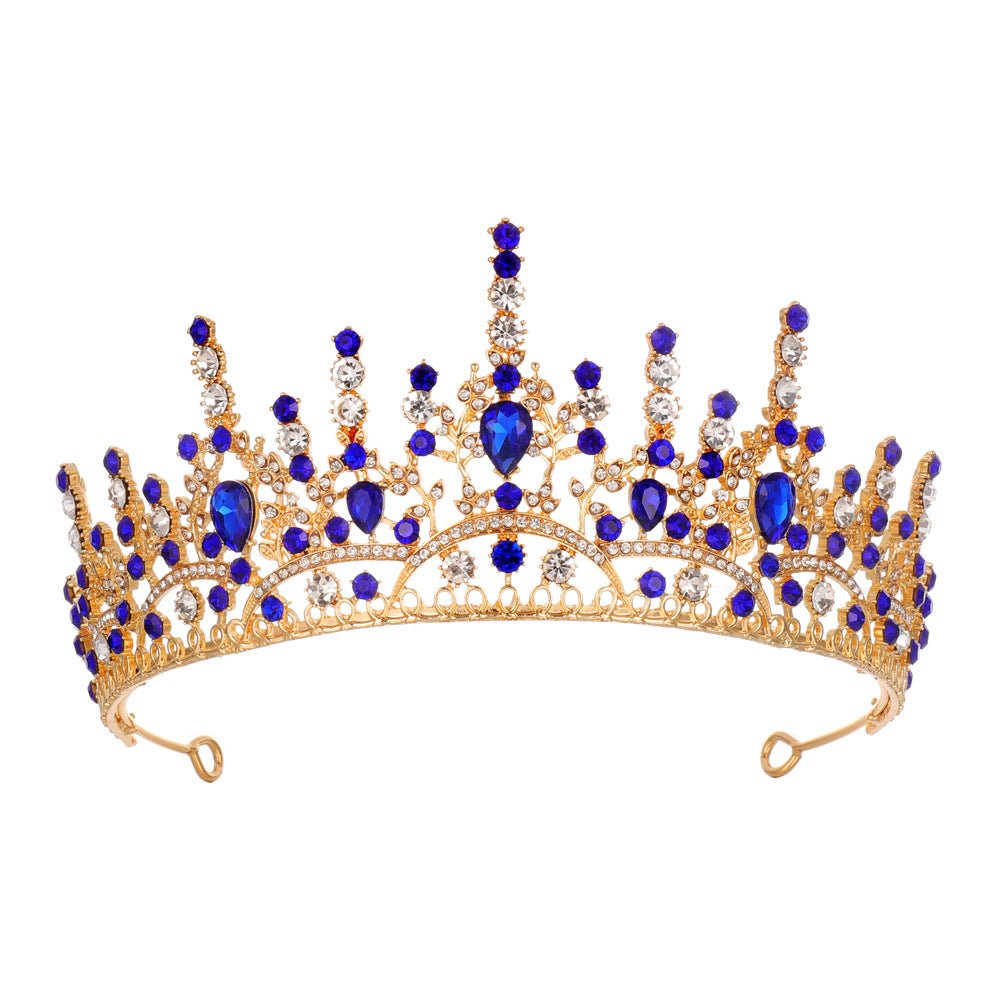 Damen Elegante Kristall-Tiara mit filigranem Design Brehn