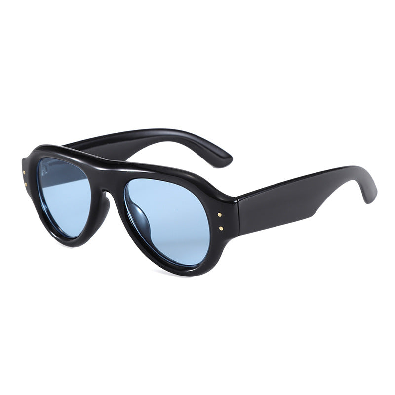 Damen ausgefallene Sonnenbrille im Retro-Stil Brehn