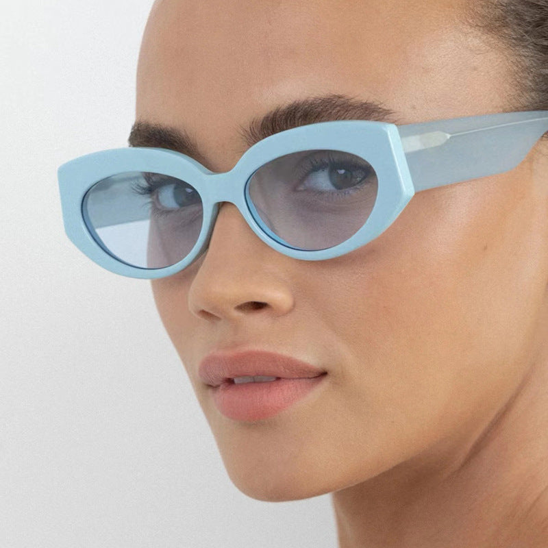Damen Cat-Eye Sonnenbrille im stilvollen Kunststoffdesign Brehn