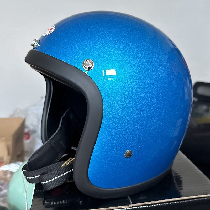 Retro Open-Face Motorradhelm Brehn