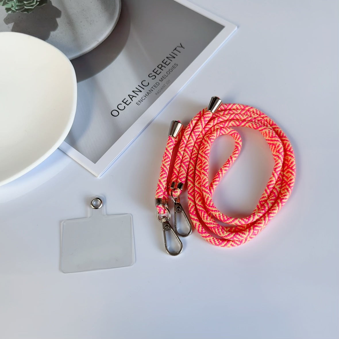 Verstellbare Lanyard mit doppelten Clips Brehn