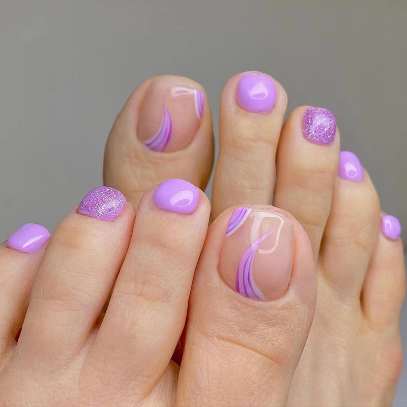 Kreative Fußnagelkunst Brehn