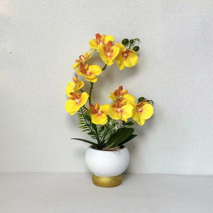 Künstliche Orchideenarrangement für Tischdekoration