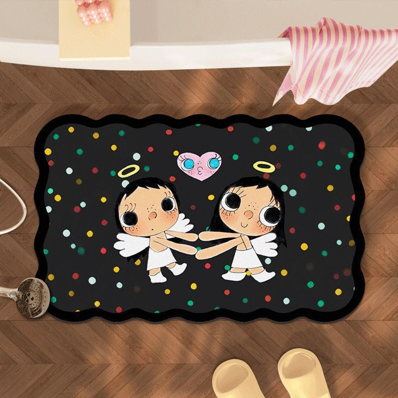Cartoon Themen Badematte