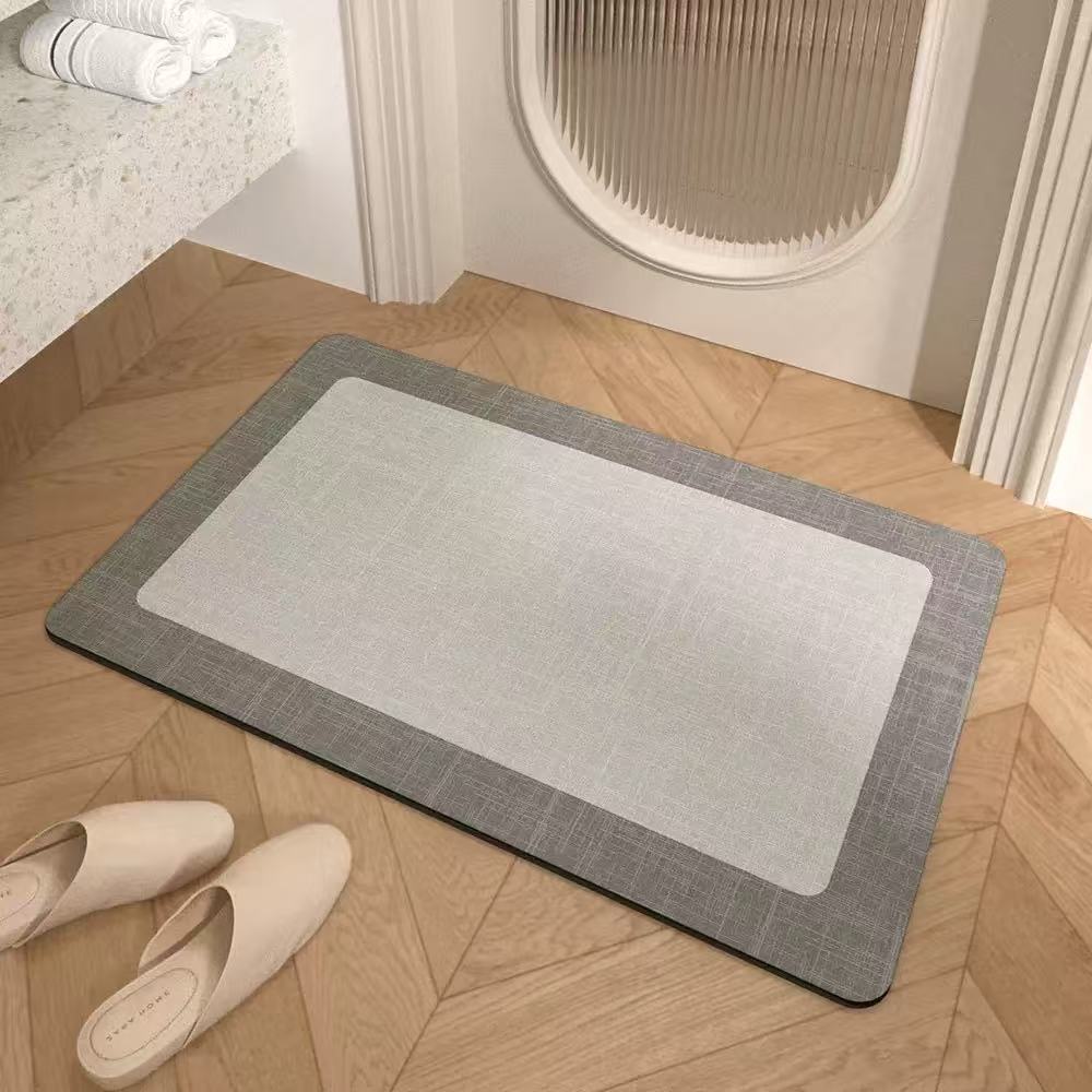 Absorbierende rutschfeste Badematte Brehn
